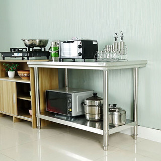 Bàn bếp inox 2 tầng 60/80cm