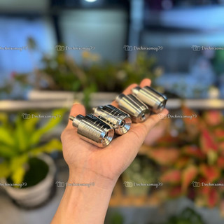 Gù tay lái inox 304 kiểu SH chống rung tặng kèm 2 cục nhôm đóng gù