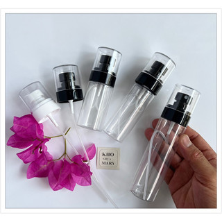 Chai nhựa rỗng xịt giọt / xịt sương body mist - chai trong 50ml 100ml xịt nước hoa hồng , xịt khoáng , đựng mỹ phẩm