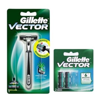Bàn Cạo Râu Gillette Vector 2 Lưỡi Cao Cấp