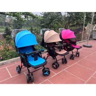 Xe đẩy truyền thống mã S01, có khay bàn ăn dặm, gấp gọn dành cho bé từ sơ sinh