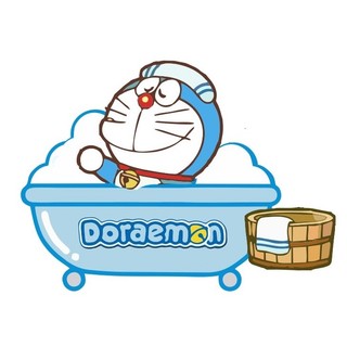 🌸decal dán cửa toilet/ nhà tắm doraemon doremon