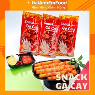Gói snack gà xe cay cay tuổi thơ, đồ ăn vặt cay tuổi thơ