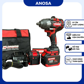 Máy siết bulong pin DRAMA D-5600, Lực siết 1880Nm, Động cơ Không chổi than Siêu mạnh mẽ bền bỉ, Chân pin phổ thông 4cm