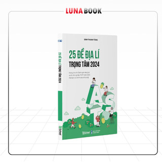 Sách - 25 đề địa lí trọng tâm