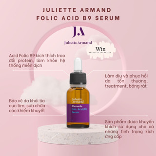 [Hàng công ty] Serum B9 Juliette Armand Folic Acid - Tinh chất phục hồi da - Wincosmetic
