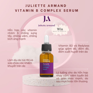 [Hàng công ty] Tinh chất dịu da VITAMIN B COMPLEX SERUM - Juliette Armand - Wincosmetic