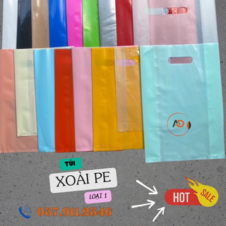 Combo 5kg túi hột xoài PE bóng dẻo nhiều màu( chat để chọn màu)