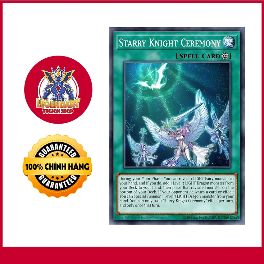 [Thẻ Bài Yugioh Chính Hãng] Starry Knight Ceremony