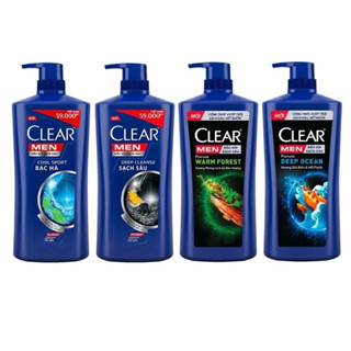  Dầu Gội Clear Men Sạch Gàu Ngứa 840g 900g 