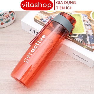 Bình nước thể thao, bình nước chịu nhiệt kita active 700ml chính hãng không mùi kháng khuẩn