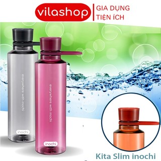 Bình nước thể thao, bình nước chịu nhiệt kita slim 700ml, chính hãng nhựa tritan an toàn không mùi