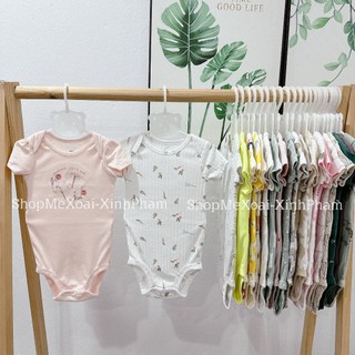 [SIZE 6-9M 7-8,5kg LINK 2] BODYSUIT CARTER, BODYCHIP CỘC TAY MIX HÃNG CHO BÉ