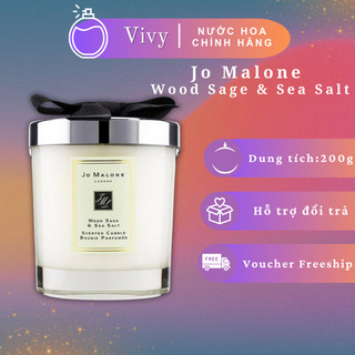 Nến thơm nước hoa jo malone wood sage & sea salt 200g