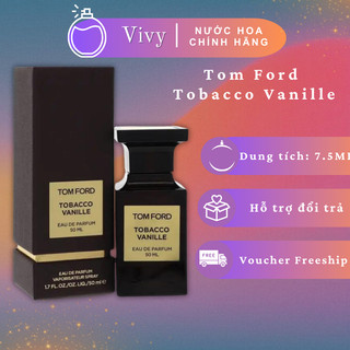 NƯỚC HOA TOMFORD TOBACCO VANILLE MINI 7.5 ML MÀU ĐEN