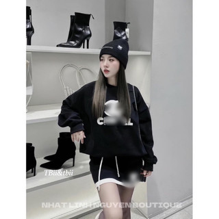 Áo nỉ bông cn chữ nổi l1