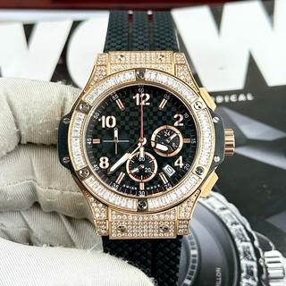 Đồng hồ nam hb phiên bản bigbang, máy pin squart nhật bản, size 44mm tay to, mặt kính saphia,thép 904l,chống nước 5atm,