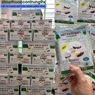 Phấn kiến bột (Gói 50g) - Bột phấn kiến vipesco diệt côn trùng