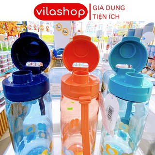 Bình Nước Thể Thao, Bình Nước Người Lớn Chịu Nhiệt 500ml Bình Nước Cao Cấp An Toàn Không Mùi