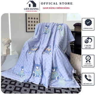 Chăn hè lụa thái tencel kích thước 2mx2m3 loại 1, chăn mền lụa thái mềm mịn thoáng mát thấm hút mồ hôi