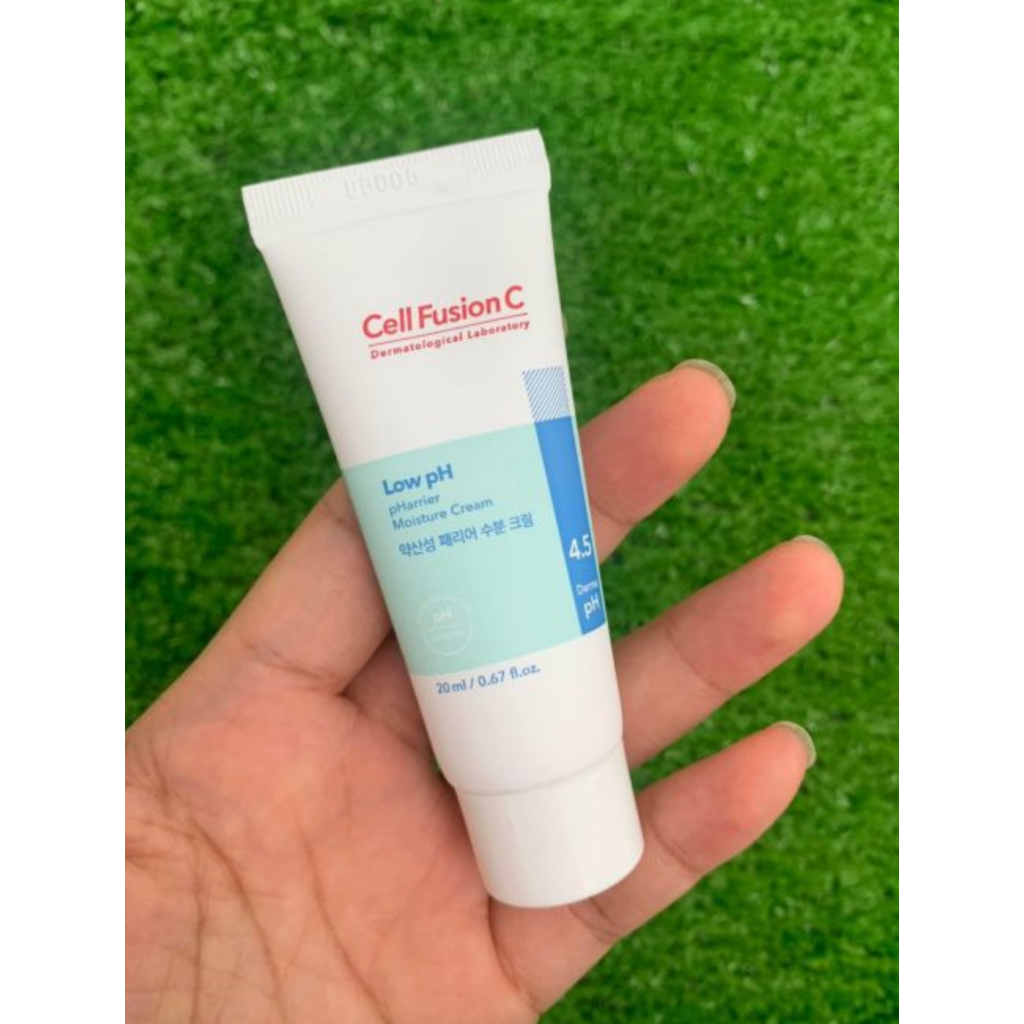 Mini Kem dưỡng da thường khô Cell Fusion C Low pH Pharrier Moisture cream