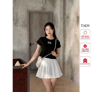 Áo Croptop Nữ In Chữ "Soul mate" Chất Cotton Co Dãn Form Ôm Tôn Dáng Tady Shop
