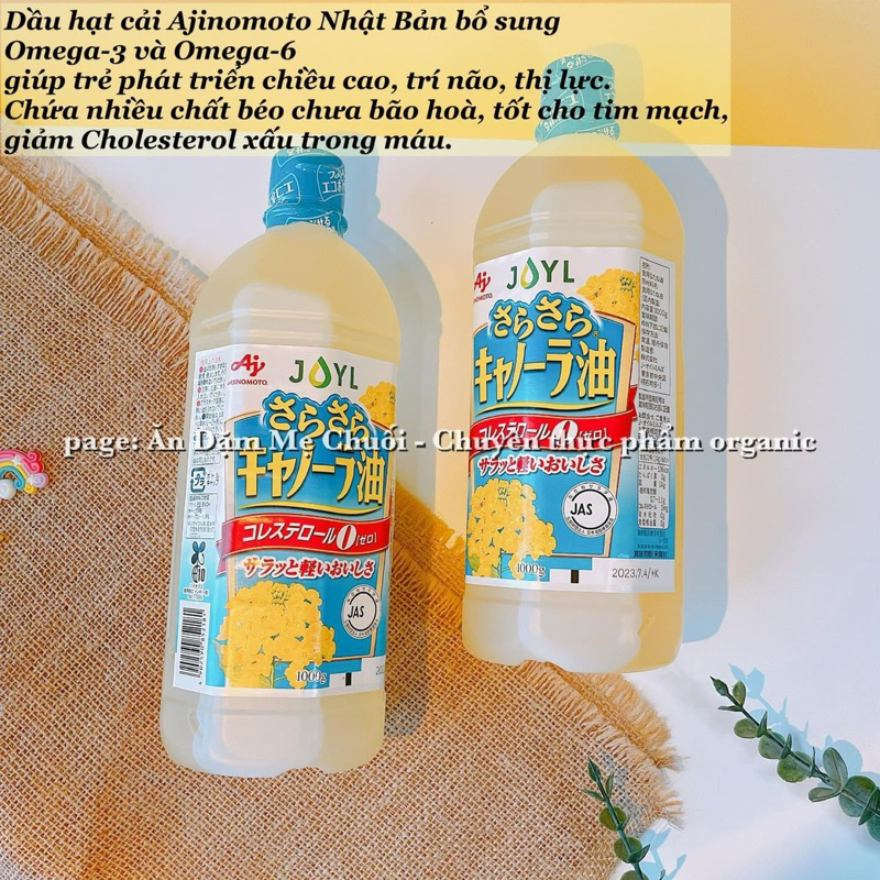 Dầu Hạt Cải Ajinomoto 1000g