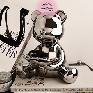 Gấu BEARBRICK Mang Đồ - Decor Trang Trí Nhà Cửa, Tủ, Kệ Quà Tặng