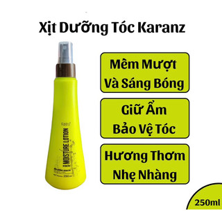 Xịt dưỡng tóc Keratin Kazan 250ml chai màu xanh siêu thơm mềm tóc giá rẻ