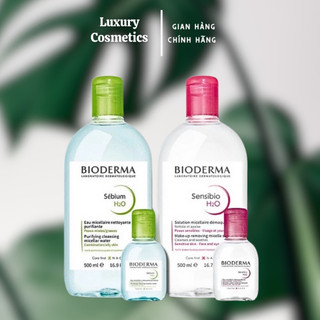[Chính hãng] Nước Tẩy Trang Bioderma H2O 500ml Hồng Nắp Nhún