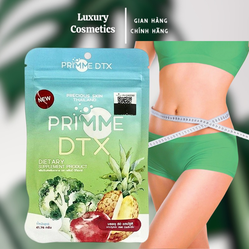 Viên uống giảm cân, khử mỡ Detox Primme Thái Lan