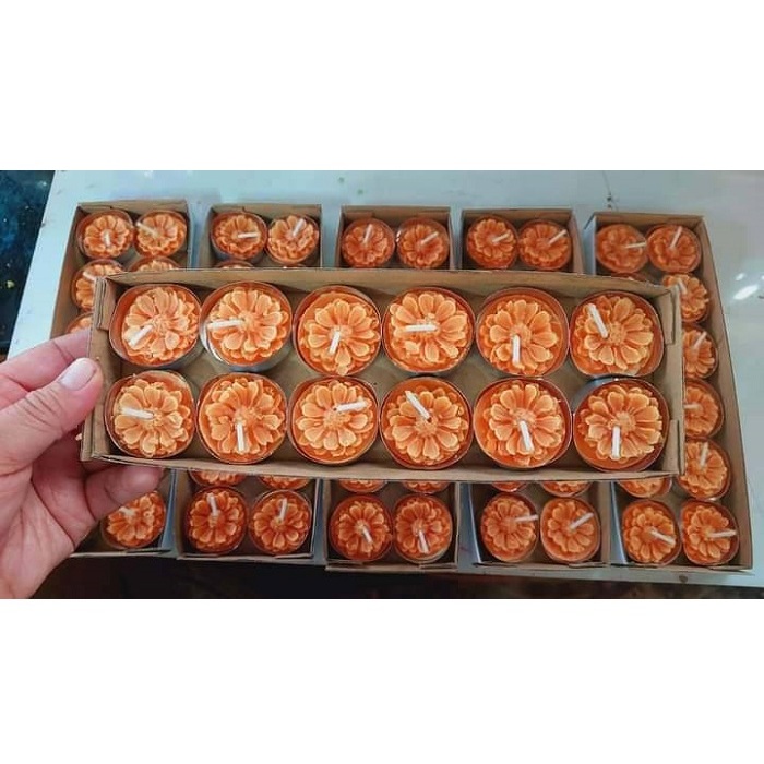 Set 10 viên nến nhiều màu Tealight