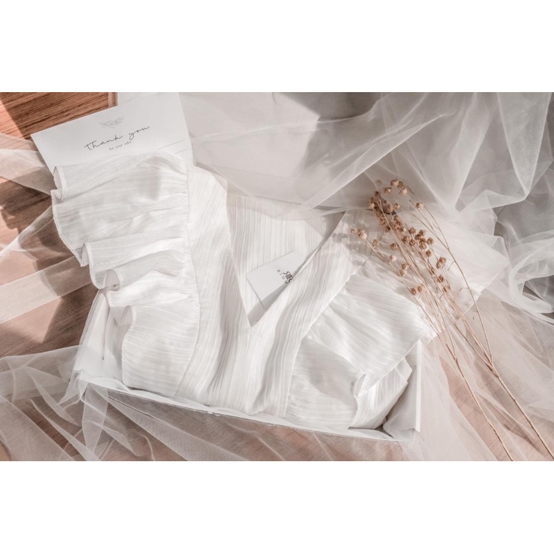 Váy trắng maxi đi biển Rimmy Design [PASS]