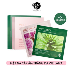Mặt nạ weilaiya xanh cấp ẩm tái sinh hồng trắng da hạn 2026