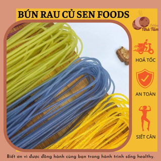 Bún rau củ / gạo lứt sen foods, 500g, healthy, giảm cân, healthy