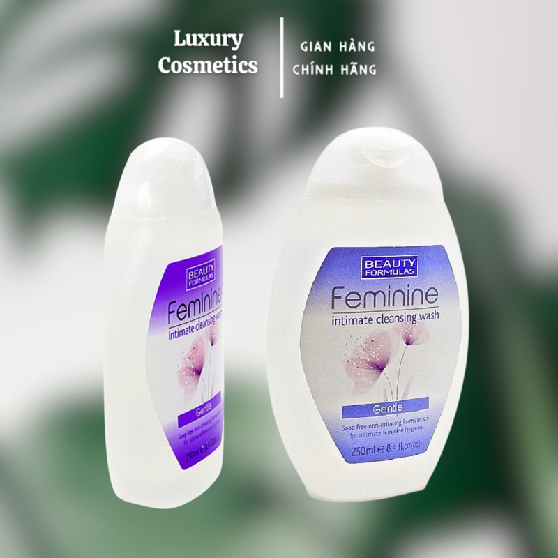 Dung dịch vệ sinh phụ nữ Beauty Formulas 250ml Thái Lan dịu nhẹ
