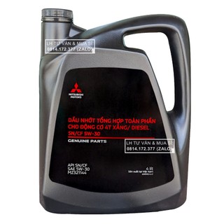 Dầu nhớt tổng hợp ô-tô mitsubishi 5w30 4.000ml :