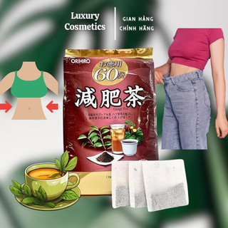 (Date 7/2025)Trà Genpi Orihiro hỗ trợ giảm mỡ thừa 60 gói/túi chính hãng Nhật Bản, Genpi tea trà giảm cân Orihiro