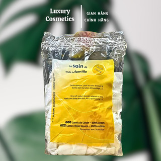 BÔNG TẨY TRANG TETRA LE SOIN LARETAT PUR 600 MIẾNG CỦA PHÁP