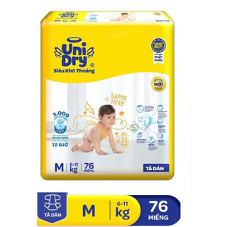 Mẫu mới - tã dán unidry m76 cho bé từ 6-11kg - date luôn mới