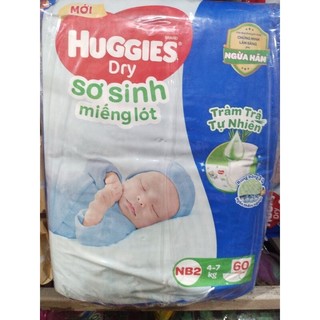 Miếng lót Huggies NB2 60 miếng