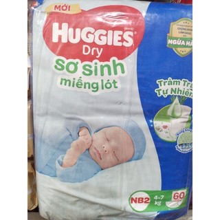 miếng lót Huggies NB2 60 miếng