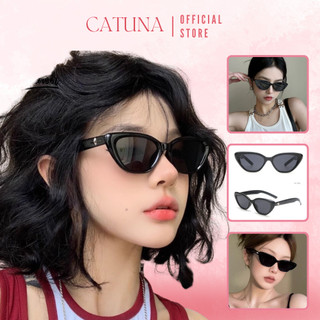 Kính Mát Mắt Mèo Chống Tia UV CATUNA Thời Trang Cho Nam Và Nữ Phong Cách Hàn Quốc Cá Tính KM28