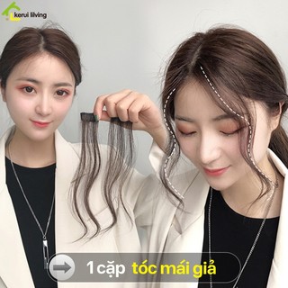Phím tóc giả DION, kẹp mái giả thời trang, tóc giả mái bay, mái giả Hàn Quốc trẻ trung thanh lịch