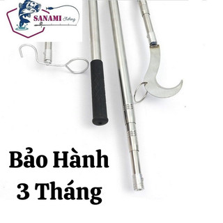 Sào Rút Inox Sào Phơi Đồ Inox [BH 3 Tháng] Cán Vợt Câu Cá Sào Chim Inox 304 - SANAMI FISHING