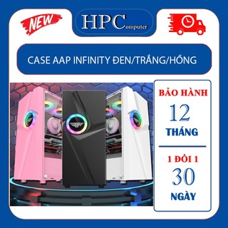 Vỏ case máy tính infinity đen/hồng/trắng chính hãng