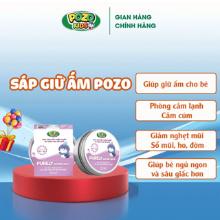 Sáp Làm Ấm Pozo - Purely Warm Wax - Giúp Làm Ấm, Massage Da, Tạo Cảm Giác Dễ Chịu Khi Ngủ, Lọ 12ml