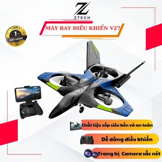 Máy bay điều khiển từ xa giá rẻ Flycam mini V27 drone mini - An toàn - Nhào lộn 360 độ - Tự động bay - Pin Trâu