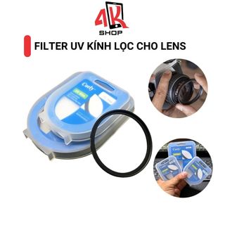 Kính lọc uv chính hãng cuely cho lens filter 49mm 58mm 67mm 72mm 77mm 52mm
