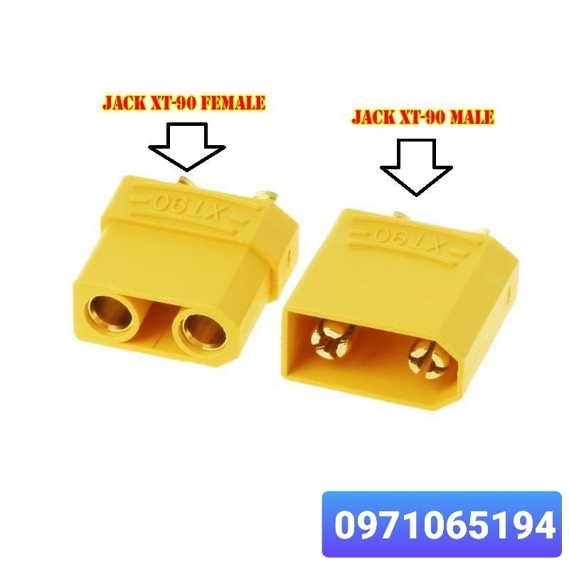 Giắc kết nối nhanh XT90 ( giá 1 cặp)